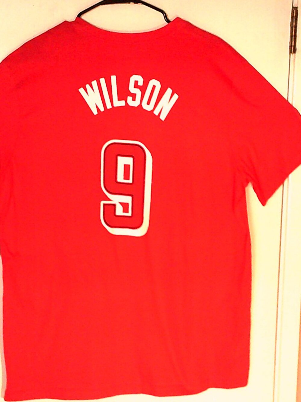 NEW NIKE OLYMPICS "Aja Wilson #9 Tee" MEN'S RED WHITE T-SHIRT XL IF1739-659
